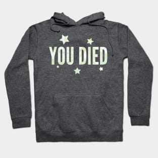 You died - Marble Hoodie